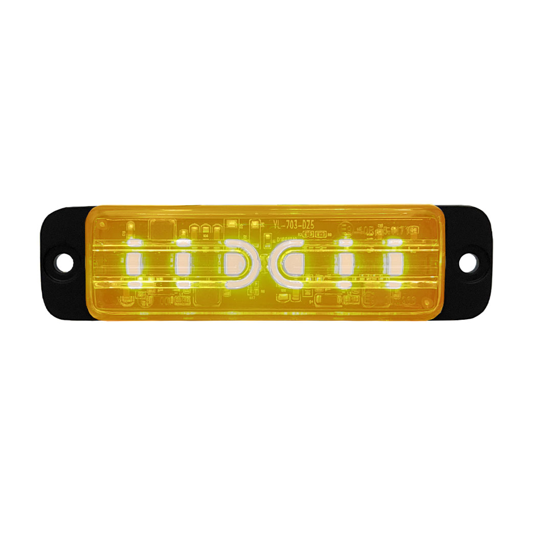 Feu flash orange 6 leds 250829