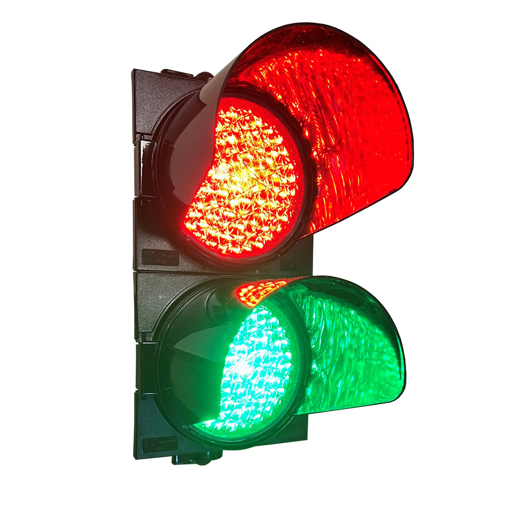 Feu bicolore à LEDs ø200mm Rouge-Vert - La Semaforica Accor Solutions