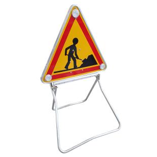 Triangle lumineux pour chantier 1