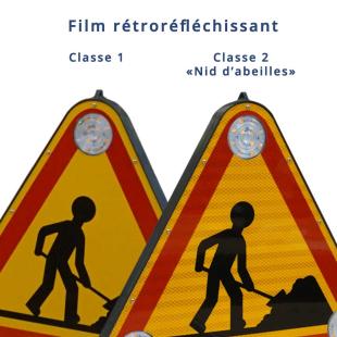 Triflash 500 à leds Film rétroréfélchissant Classe 1 ou Classe 2