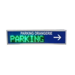 Caisson pour parking avec afficheur à leds