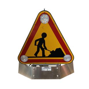 Triangle de signalisation Trislash LED 700 mm Classe B par Prolutech