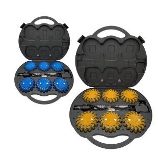 Valise de 6 balises lumineuses magnétiques