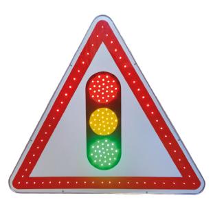 Panneau de signalisation lumineux à leds