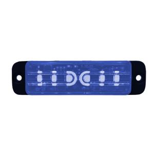 Feu flash 6 leds bleu