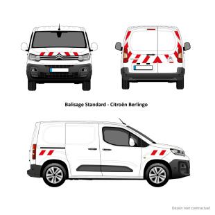 Kit de balisage prédécoupé pour Citröen Berlingo