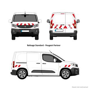 Kit de balisage prédécoupé pour Peugeot Partner