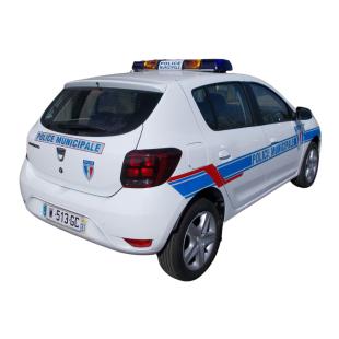 Balisage adhésif police municipale