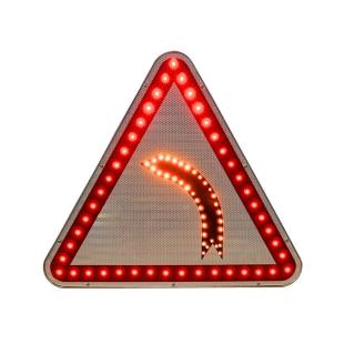 panneau lumineux virage
