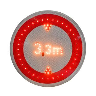 panneau lumineux limitation hauteur