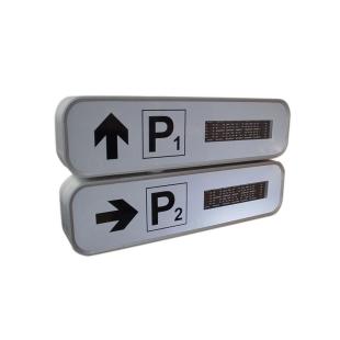 Caisson pour parking personnalisable avec afficheur leds