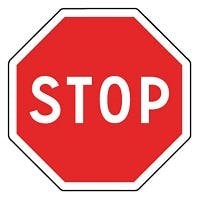 Panneau stopo