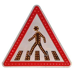 Panneau lumineux leds passage piéton A13b