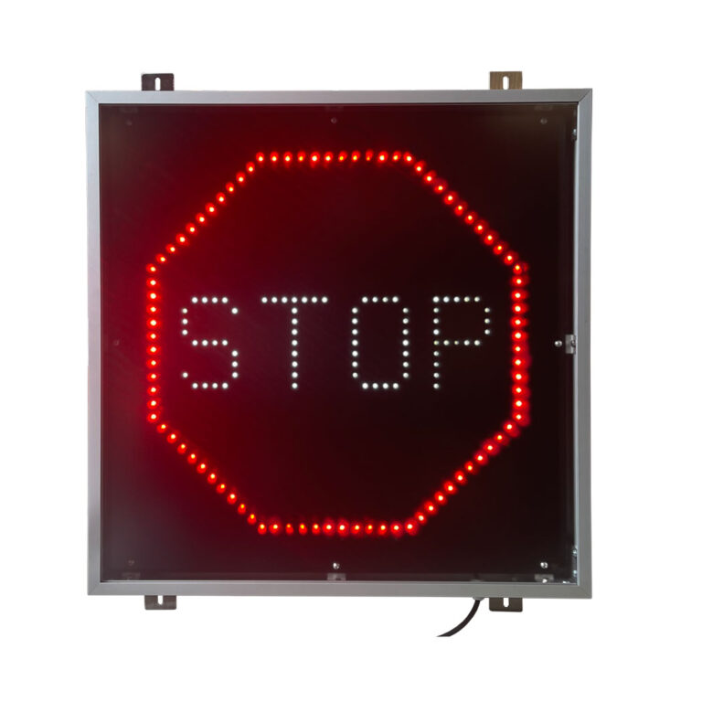 Panneau dynamique à leds STOP