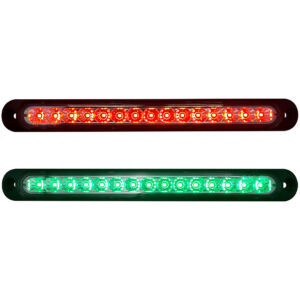 Barres leds rouges et vertes pour feux de quai