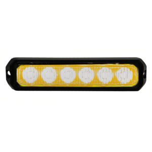 Feu de pénétration orange avec 6 leds