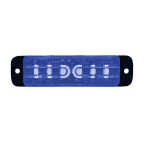 Feu flash 6 leds bleu