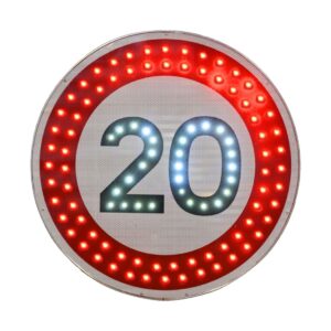 Panneau lumineux 20km/h B14