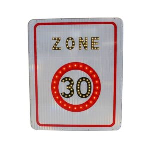 Panneau lumineux Zone 30 B30