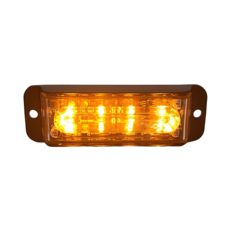 Feu à éclat led orange