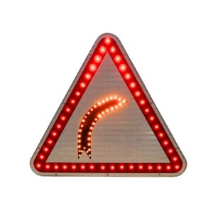 Panneau lumineux leds Virage à droite A1a