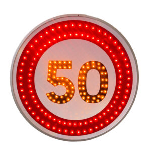 Panneau lumineux 50km/h B14