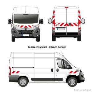 Kit de balisage prédécoupé pour Jumper