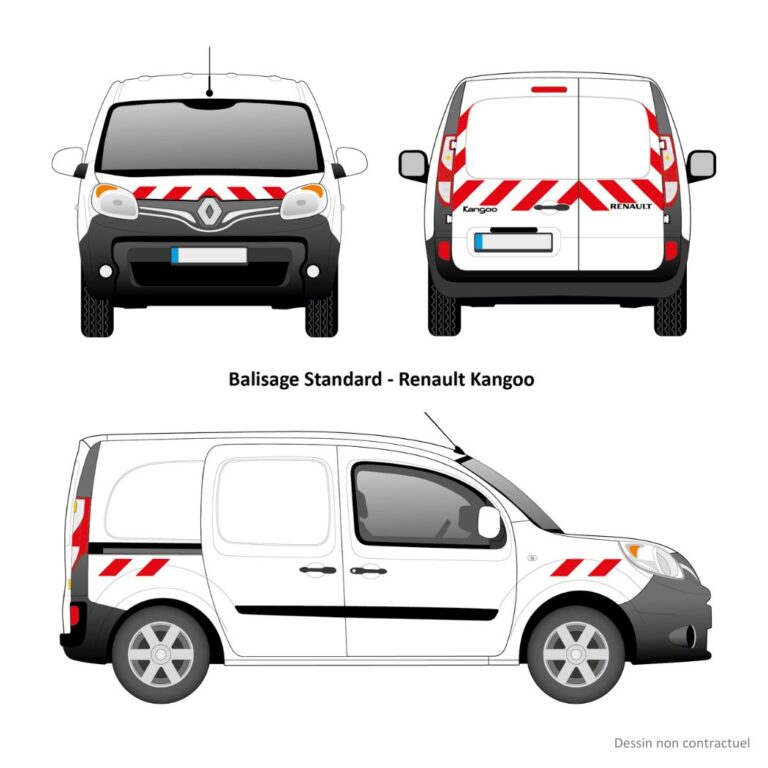 Kit de balisage prédécoupé pour Kangoo