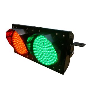 feu bicolore horizontal à LEDs rouges et vertes