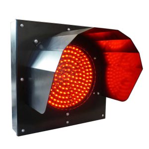 feu d300mm rouge avec cage de protection